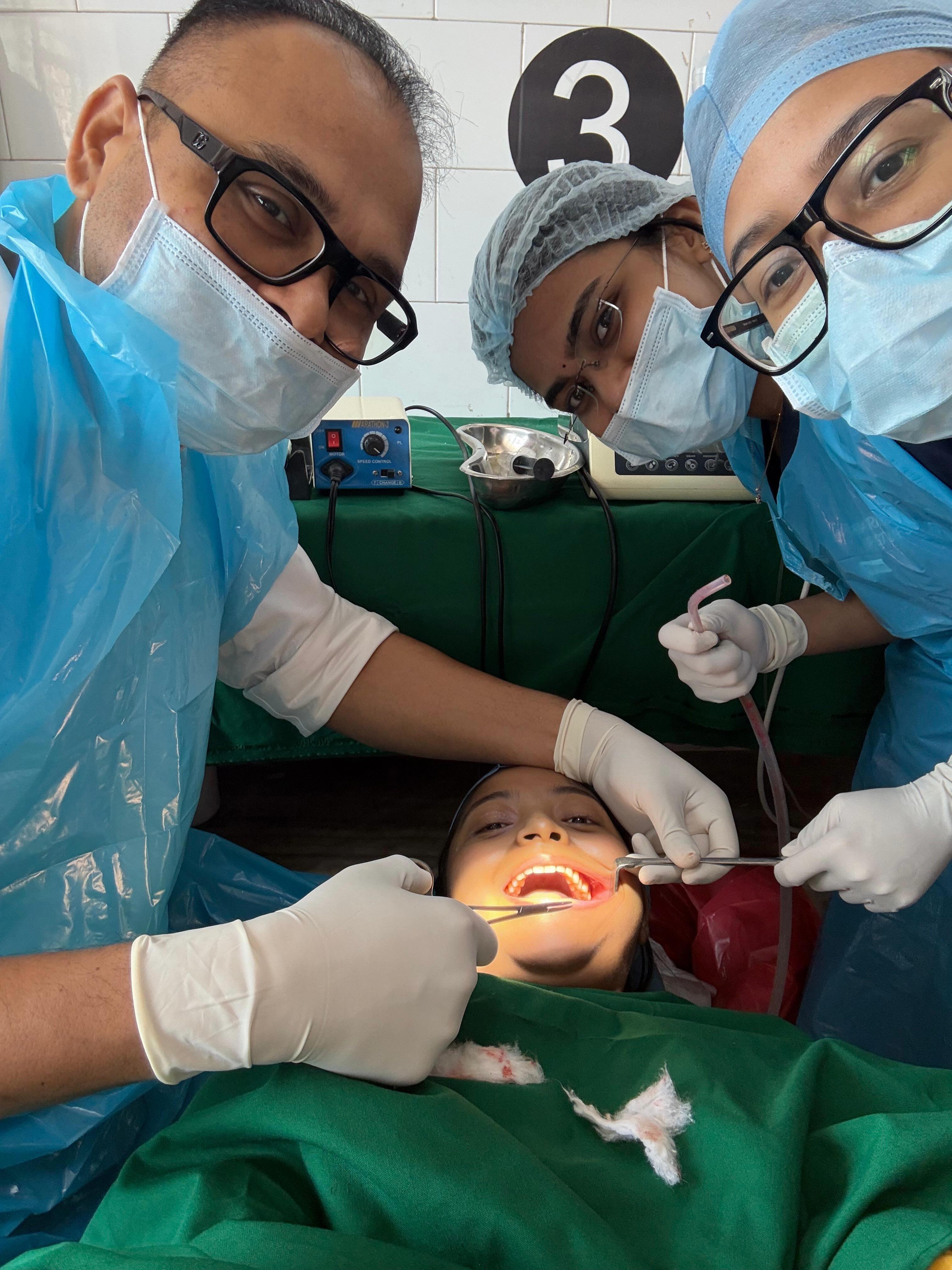 Dr. Barnakshi Deka leading maxillofacial surgical reconstruction